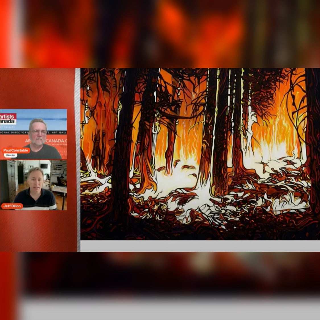 Jeff Dillon interviewed on Canadian Art Today podcast Episode 531, discussing his post-impressionist landscapes and love of nature