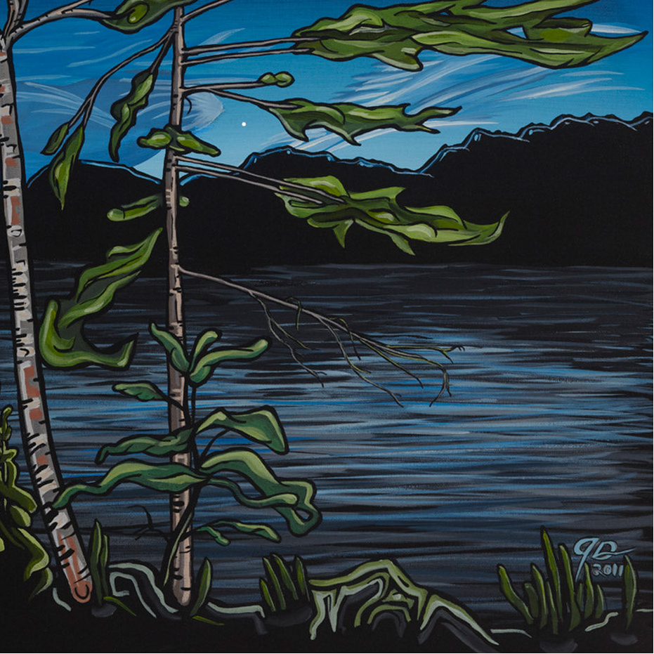 #3 "Green Fire At Dusk"