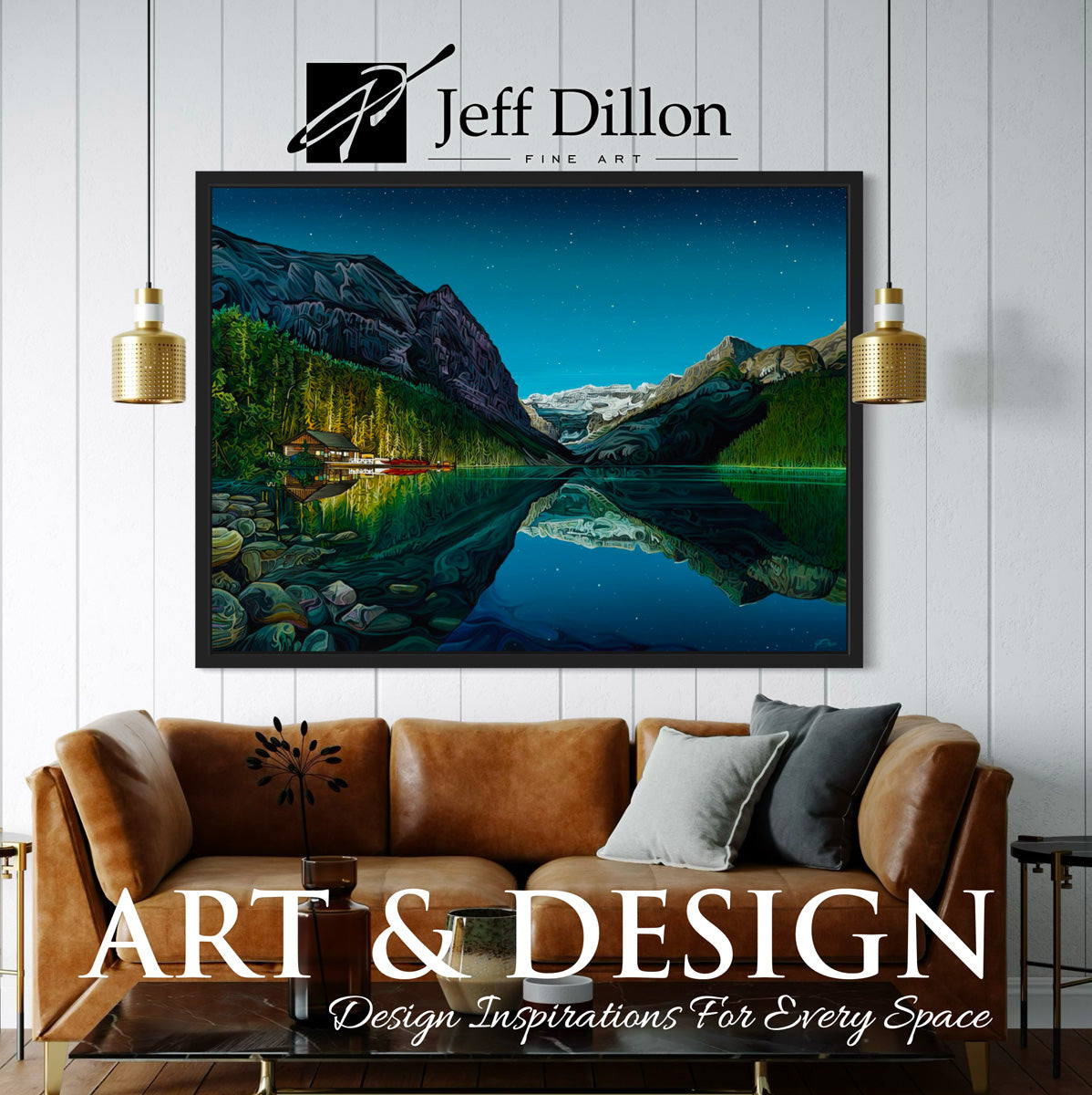 The Art and Design book by Jeff Dillon showcases contemporary art inspiration on its cover.