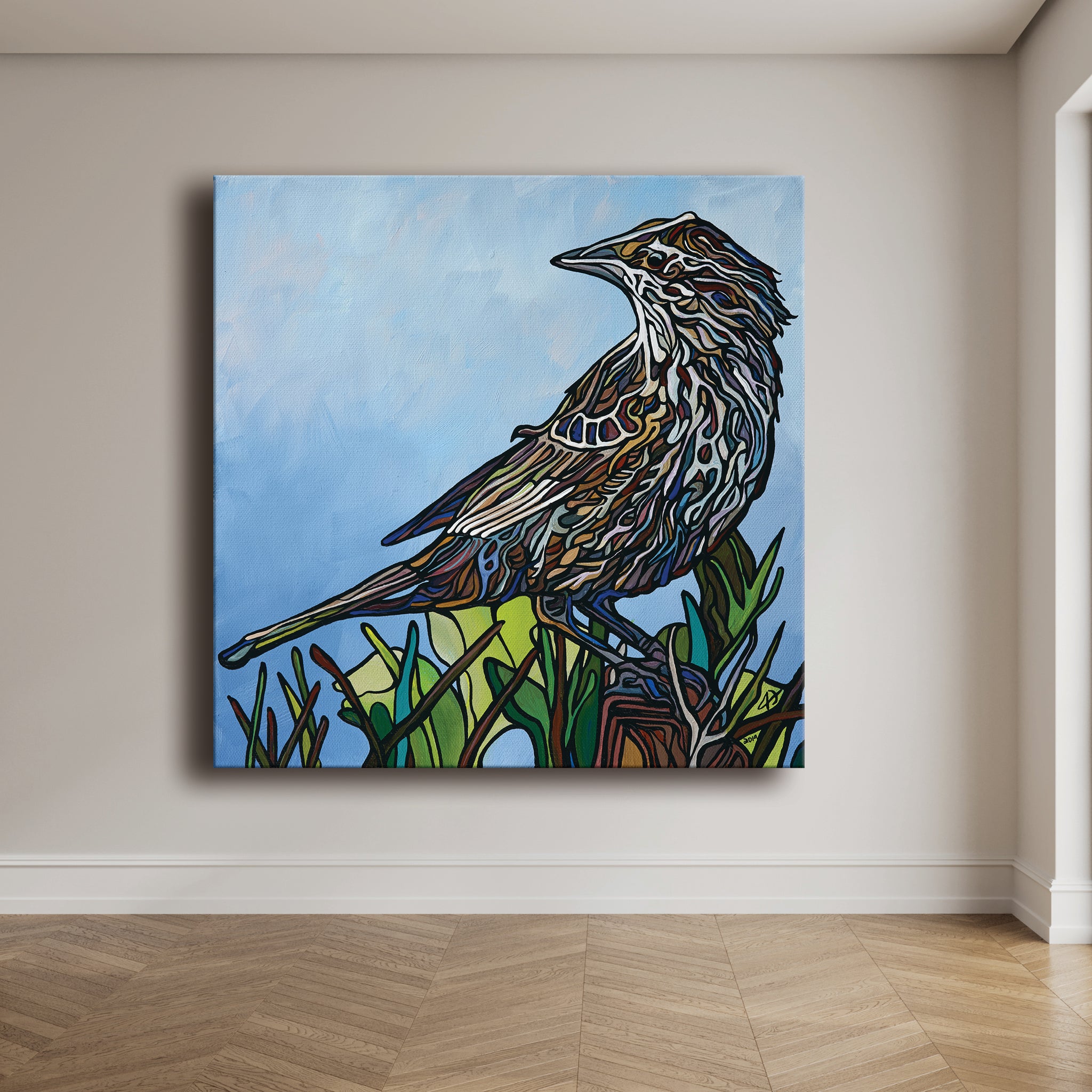 #169 “红翅黑鹂雌鸟”