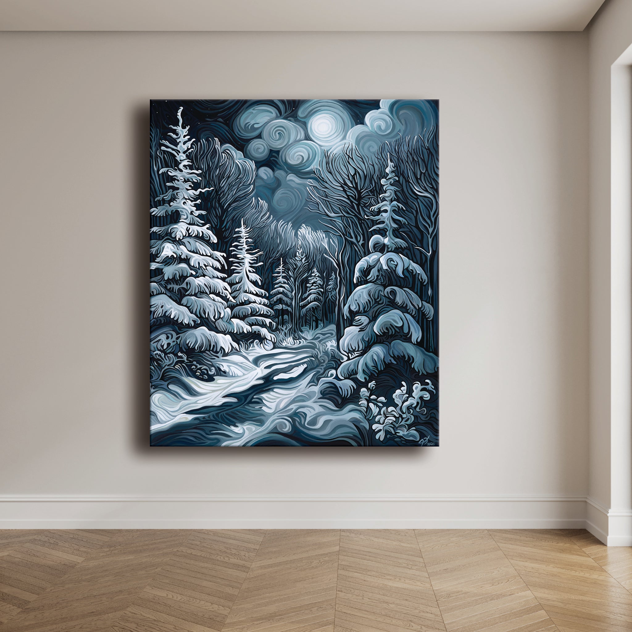 #289 "Snowy Path Ahead"
