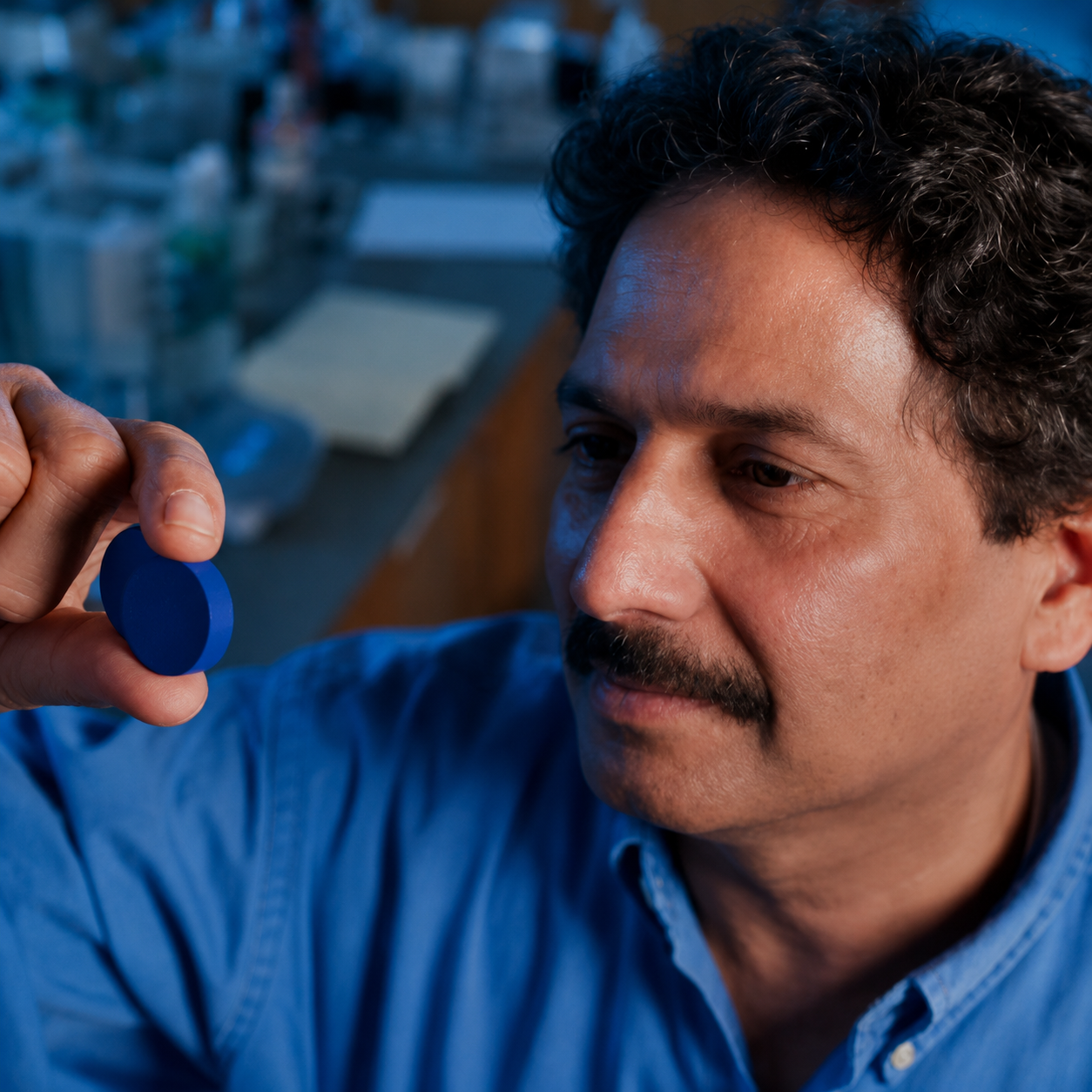 YInMn Blue, the first new blue pigment discovered in 200 years, explored by Canadian artist Jeff Dillon