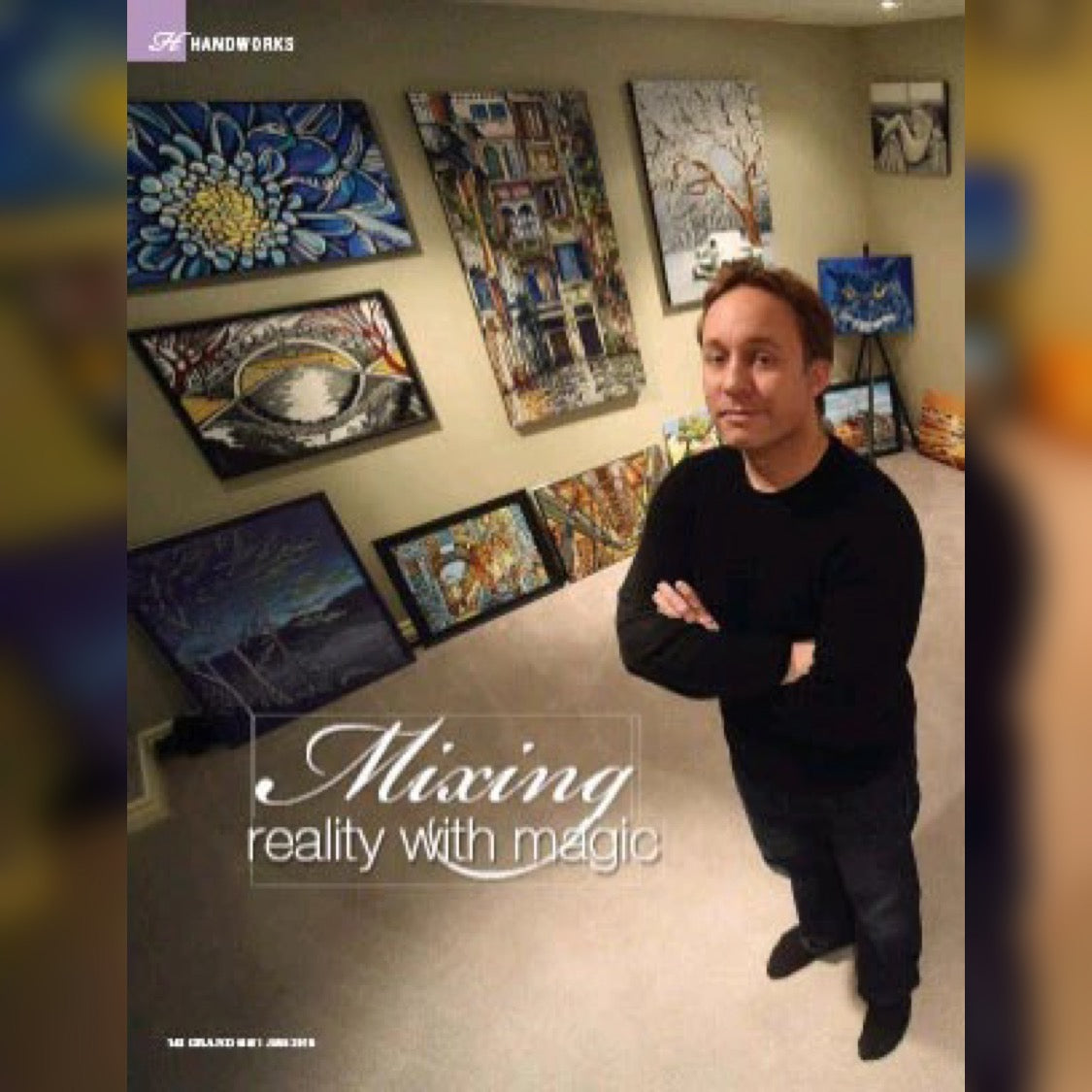 Jeff Dillon featured in Grand Magazine May 2015, Dreams and Memories profile of the Canadian fine art painter