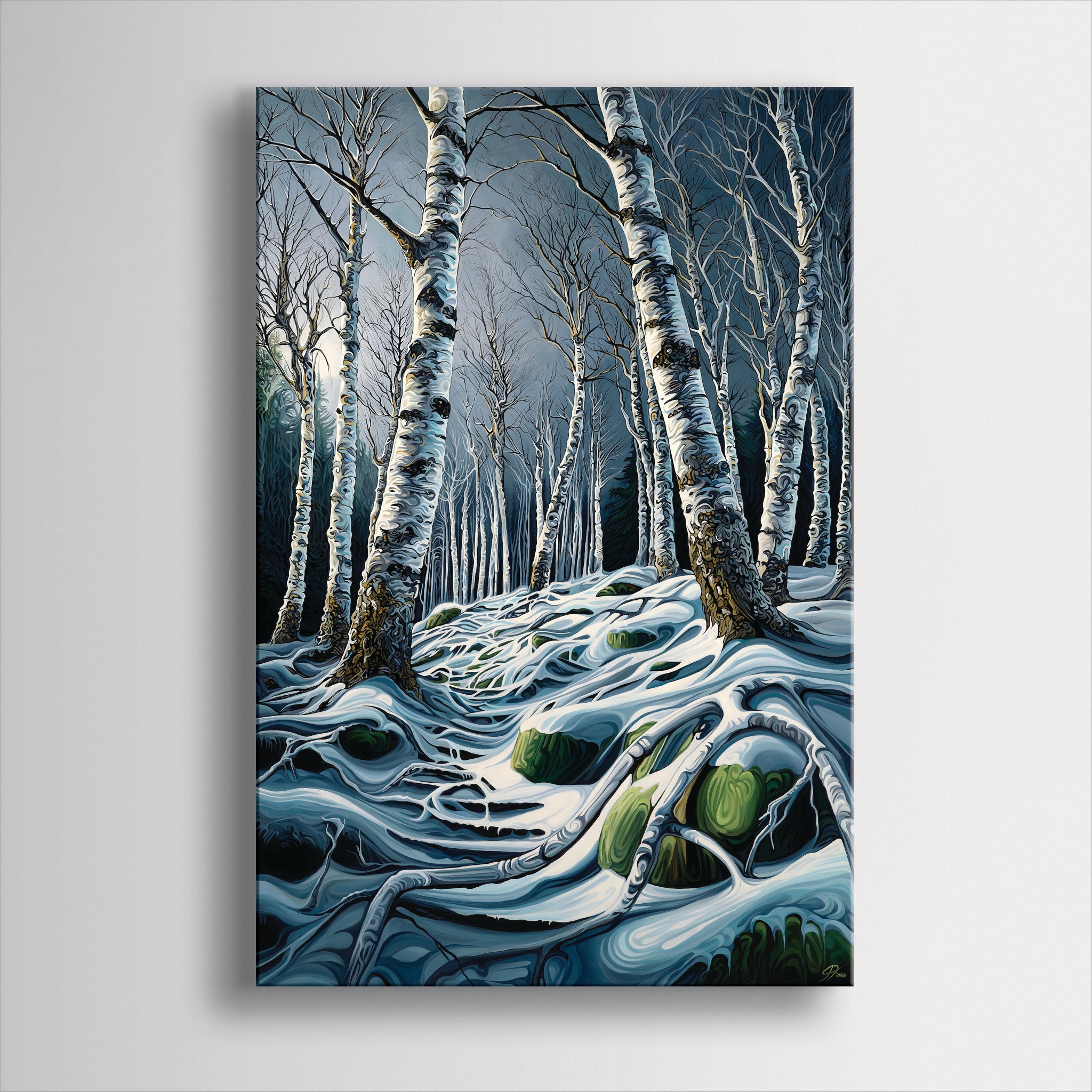 Interwoven By Roots - Birch Forest Fine Art Print | Jeff Dillon