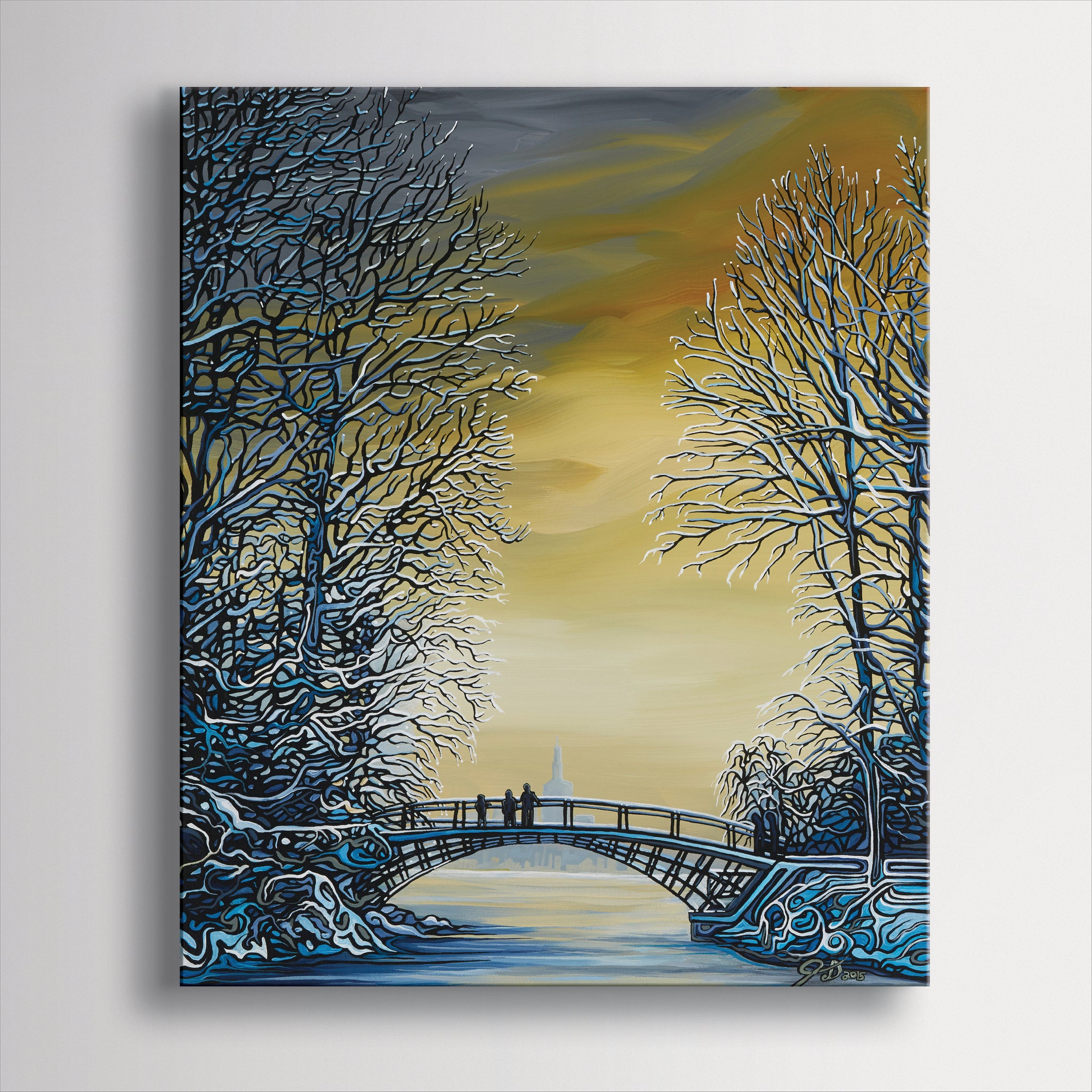 #81 – Le parc de la ville illuminé la nuit