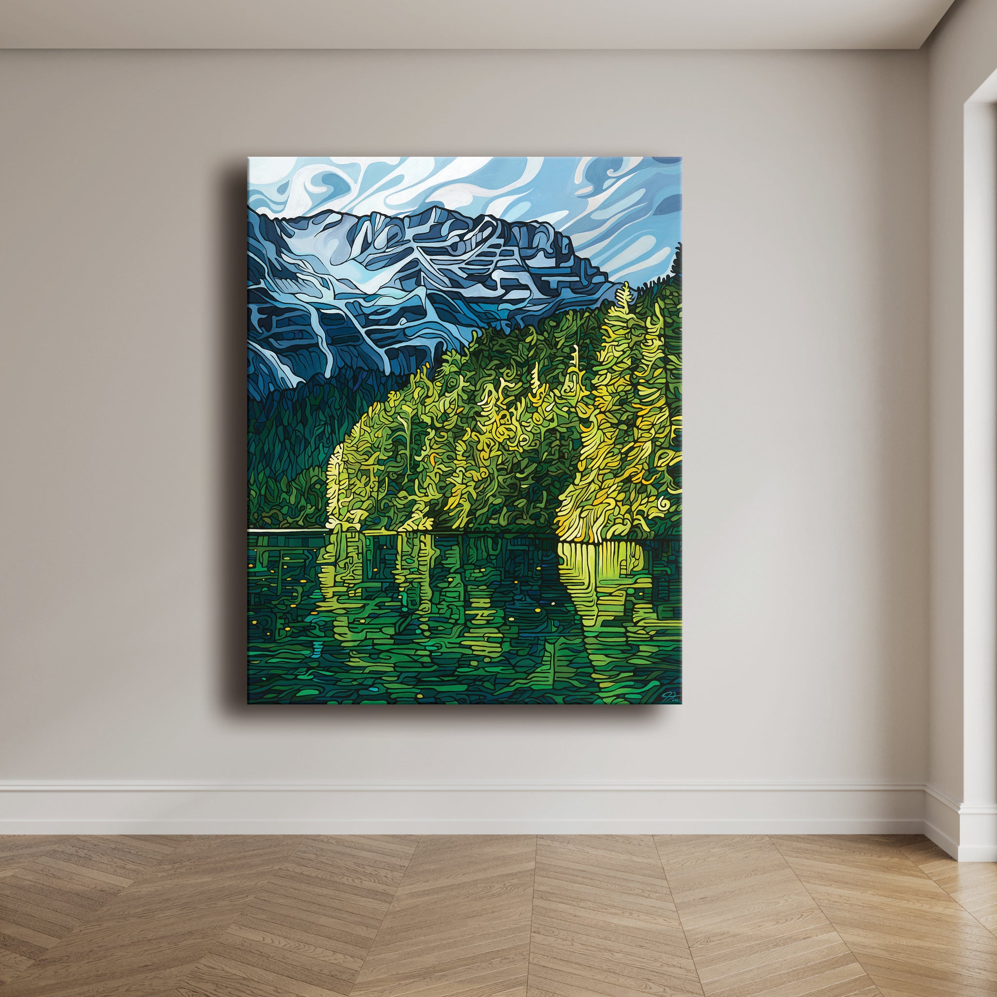 #206 "Emerald Reflection"