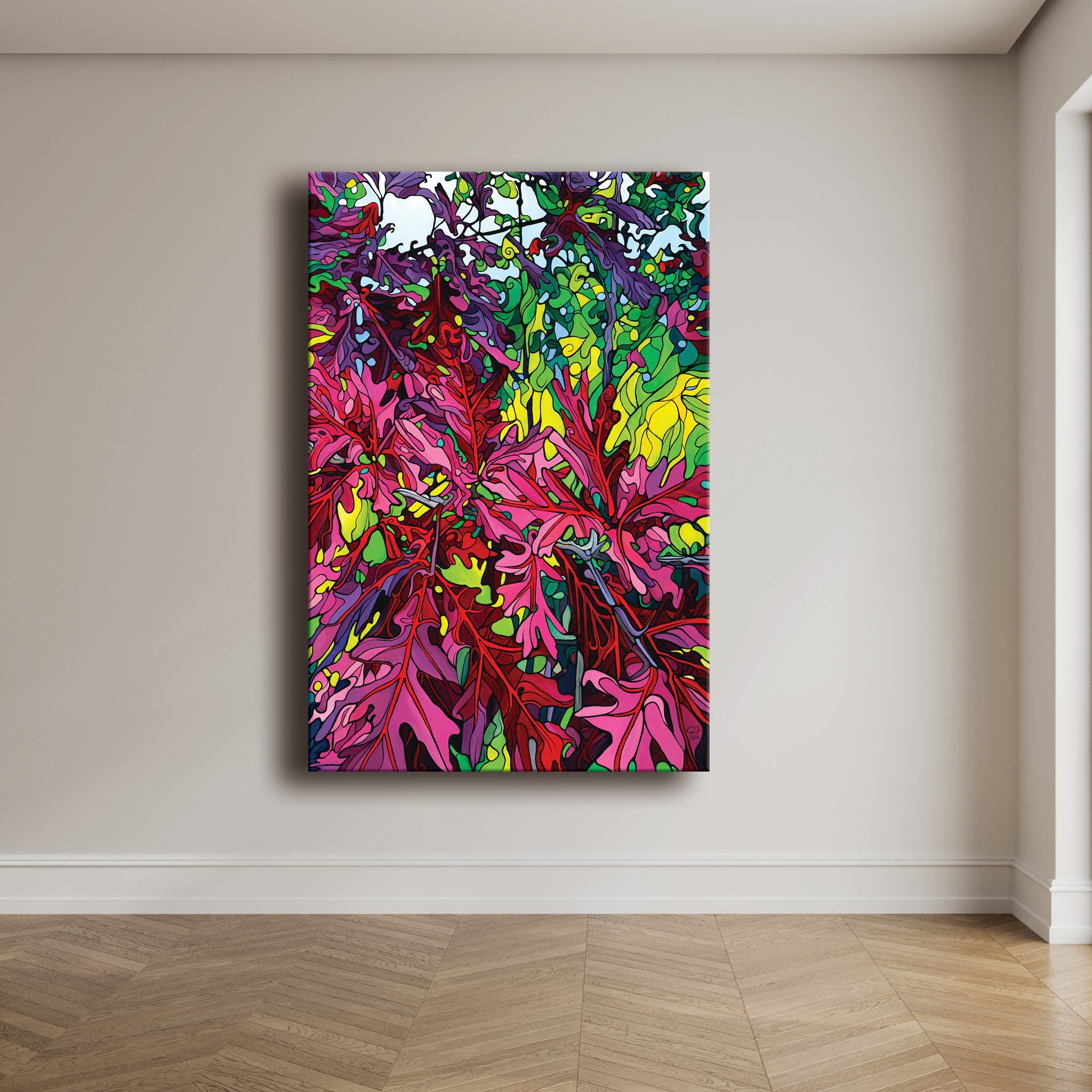 #242 "Majestic Maroon Oak"