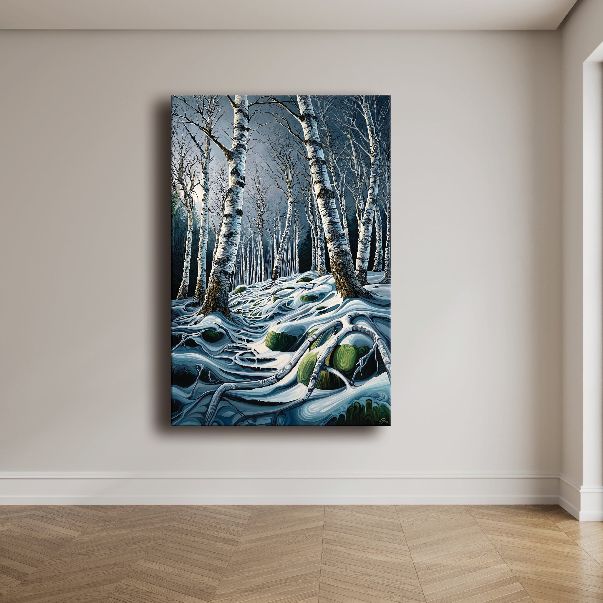 Interwoven By Roots - Birch Forest Fine Art Print | Jeff Dillon