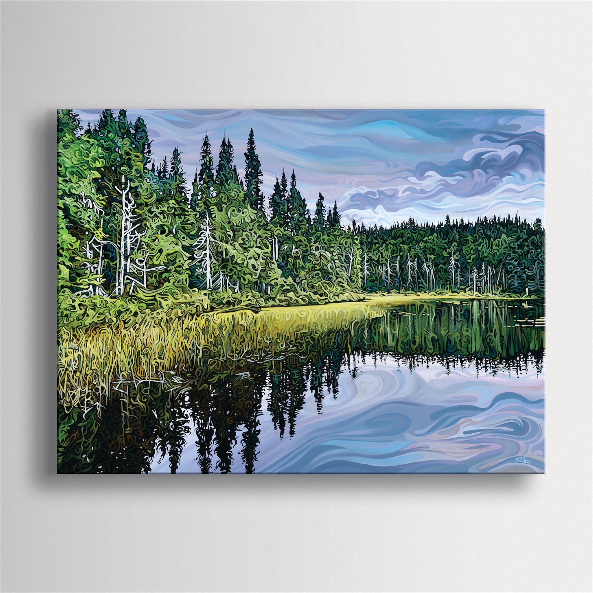Langiro: The Echo Remains Original Painting | Jeff Dillon Fine Art