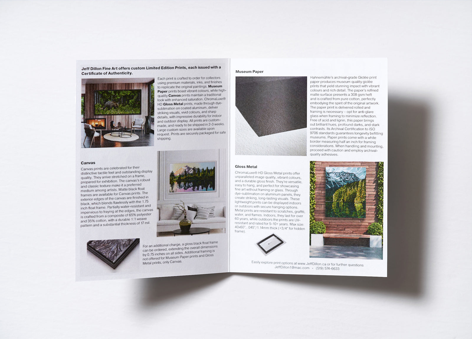 Fine Art Print Sample Pack | Jeff Dillon Fine Art